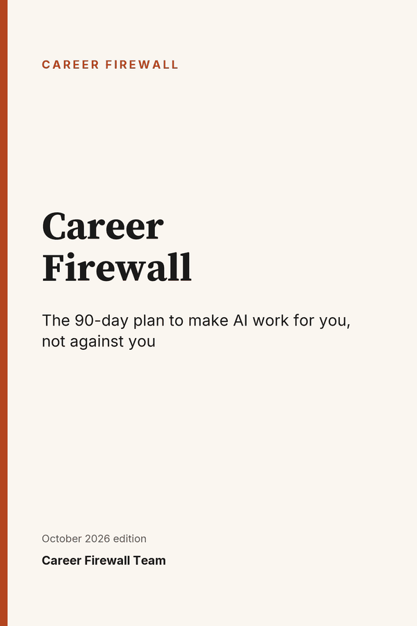 Cover of the Career Firewall guide, October 2026 edition
